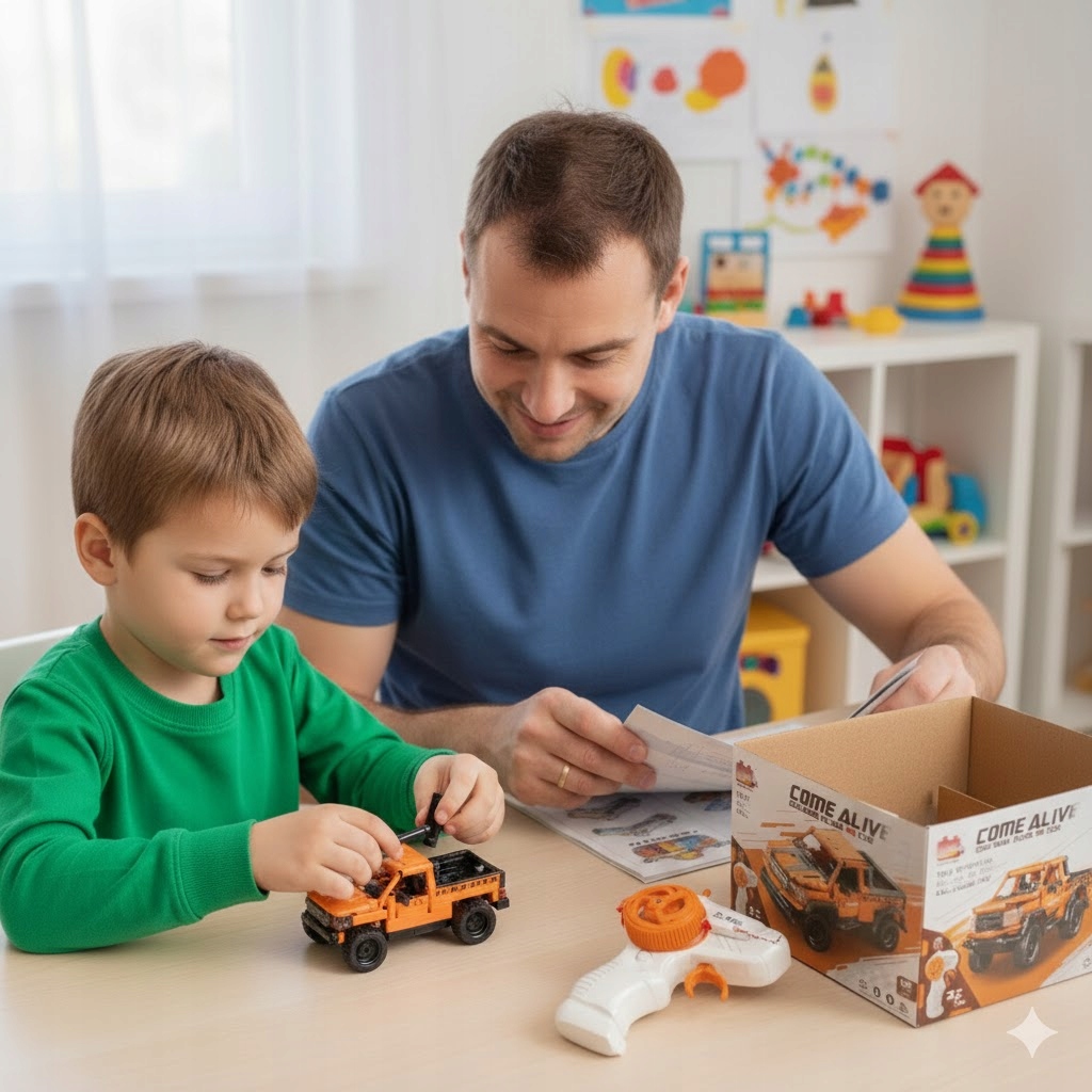 KONSTRUKTOR RC RANGER PICKUP SAMOCHÓD ZDALNIE STEROWANY Z KLOCKÓW 443 pcs Stan opakowania oryginalne