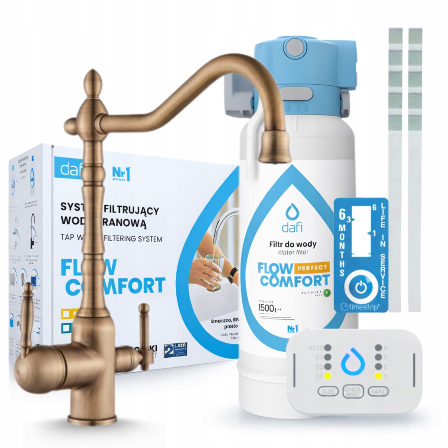 Filtr Na Vodu Pod Dřez Dafi Flow Comfort D-1 Kohoutek Pro Třícestný Vodní Filtr