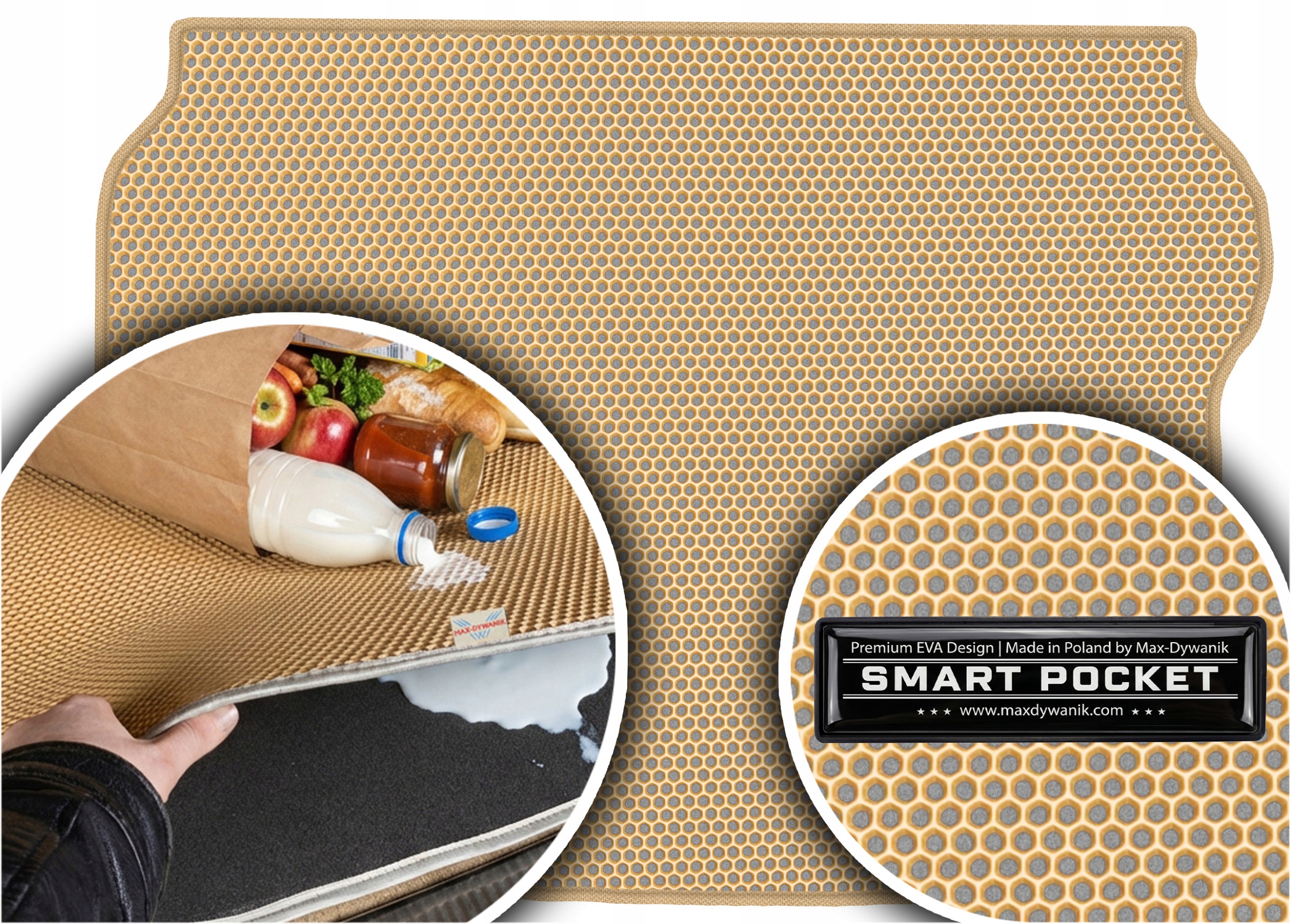 Opel Astra II G Cabrio 1998-2009 Vložka do batožinového priestoru Eva Smart Pocket Béžová