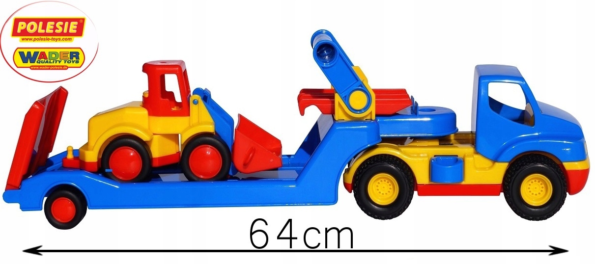 WADER CIĘŻARÓWKA Z LAWETĄ + FADROMA laweta 8879 Kod producenta 8879