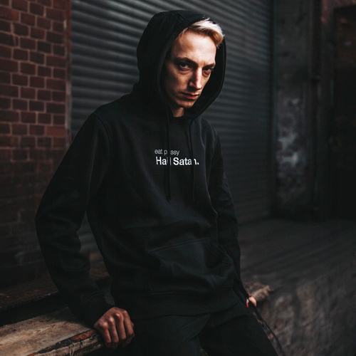 Mikina Holy Blvk Eat Hail Satan vel. S premium Print