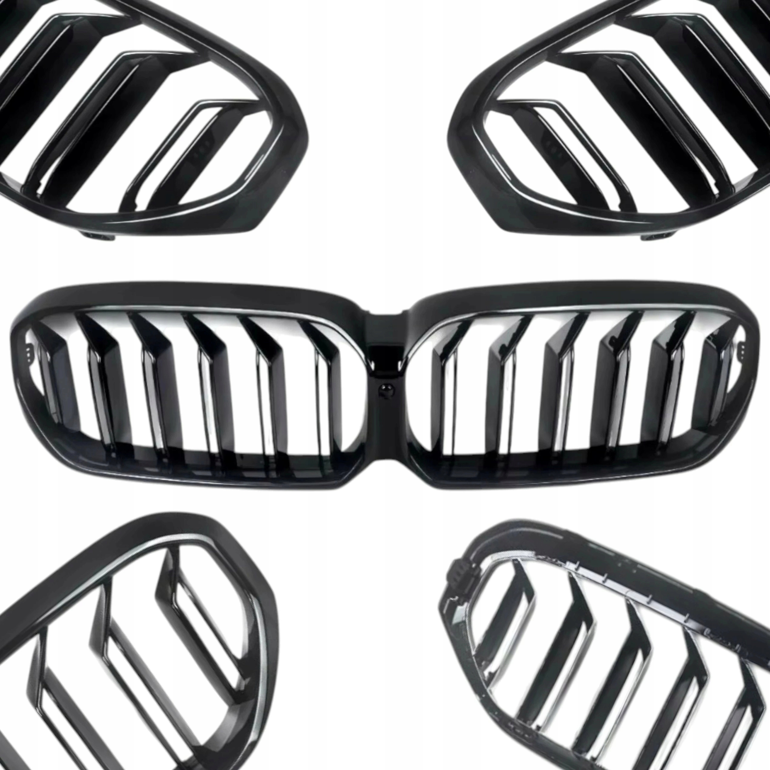 Ledvinky Grill Černé lesklé pro Bmw 5 G31 G30 M5 Lift 2020+