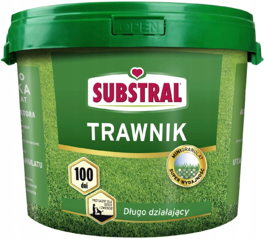 Nawóz Substral 100 dni do Trawy Zagęszcza 10 kg