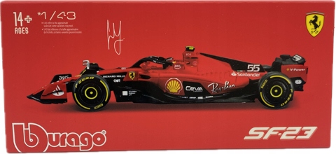 F1 Ferrari F1-SF23 2023 Sainz Helma BBurago 1:43