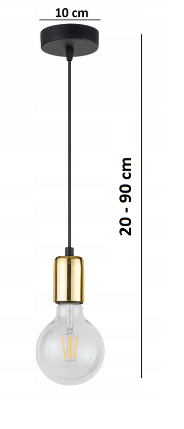Sufitowa Lampa WIsząca Loft Edisona Kolekcja S-01