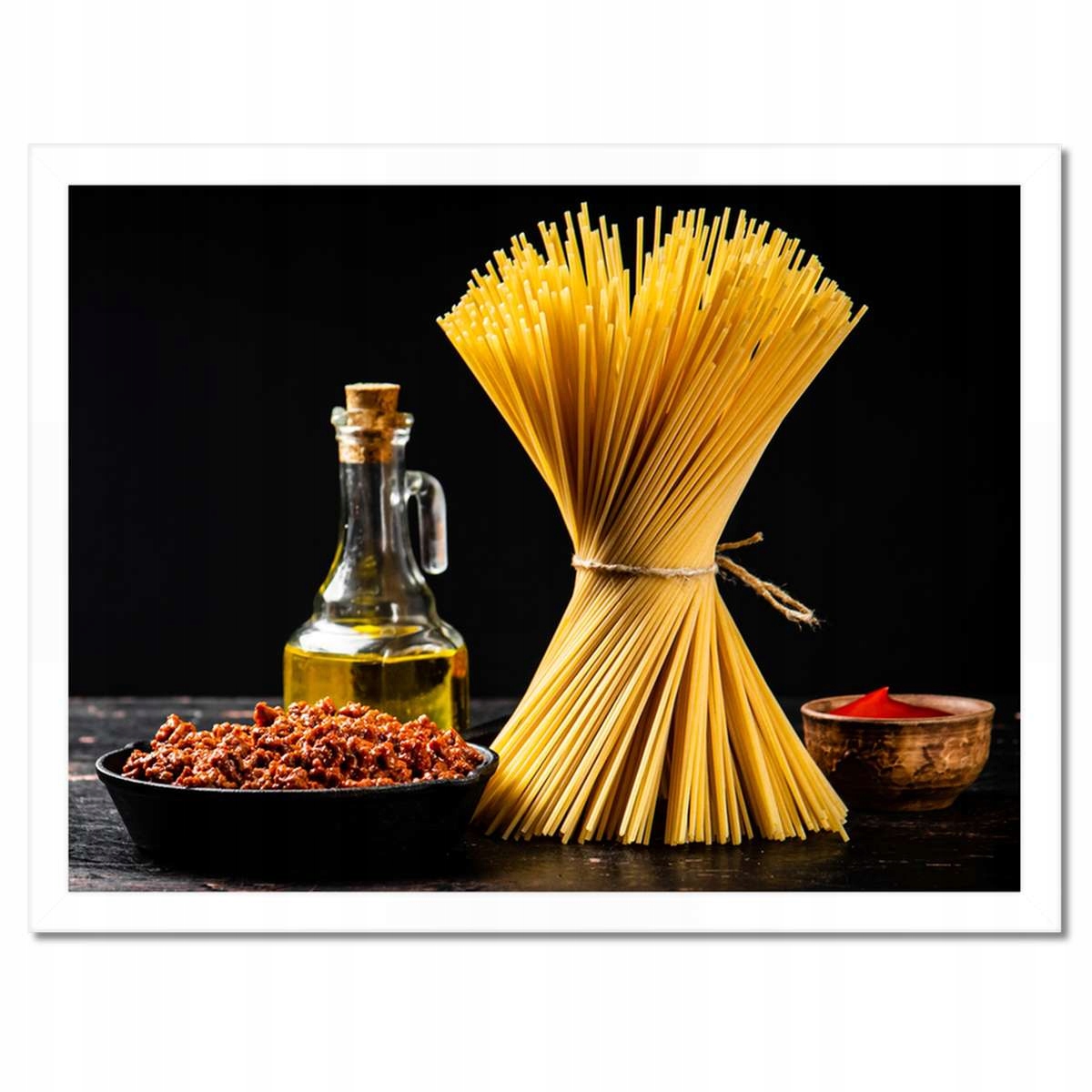 Plakáty v rámu 40x30 Těstoviny Spaghetti