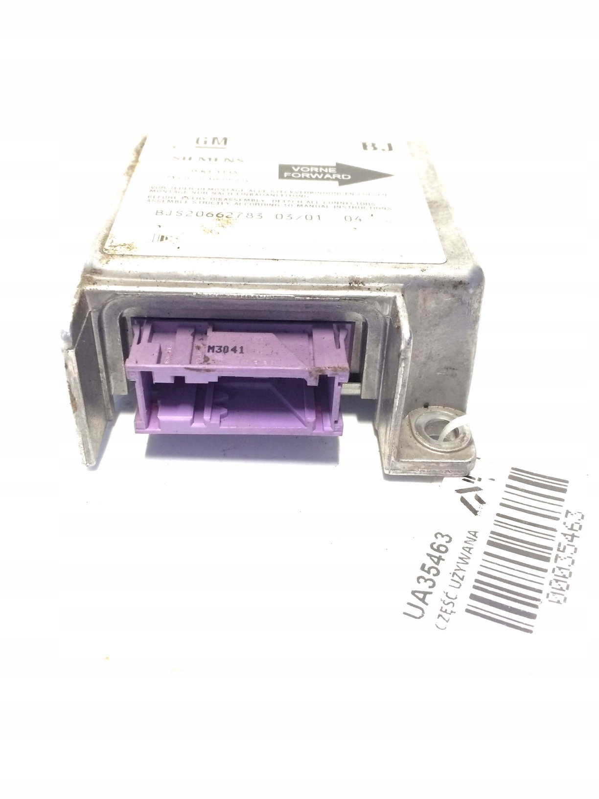 modulo SENSOR airbag GM OPEL ASTRA 90 562 544