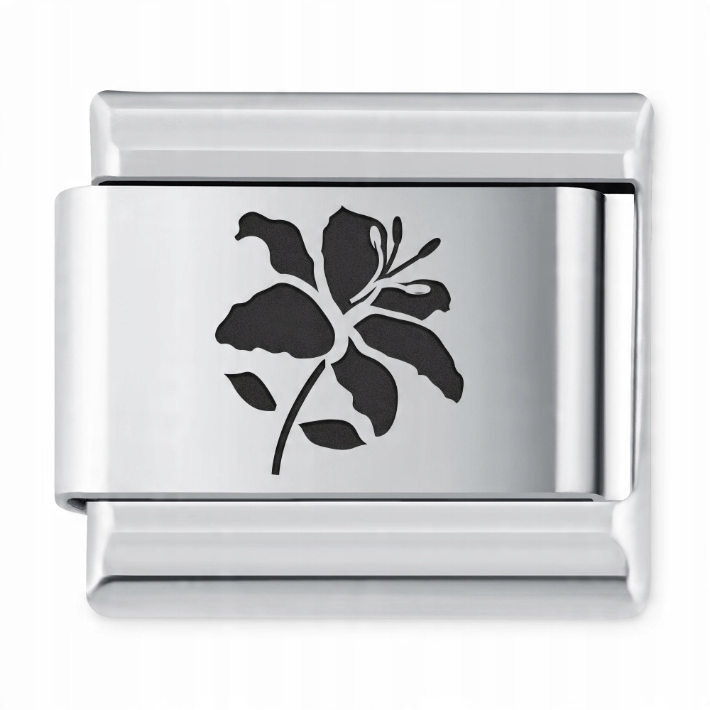 

Italian Charms Symbole Roślinne Lilia Grawer