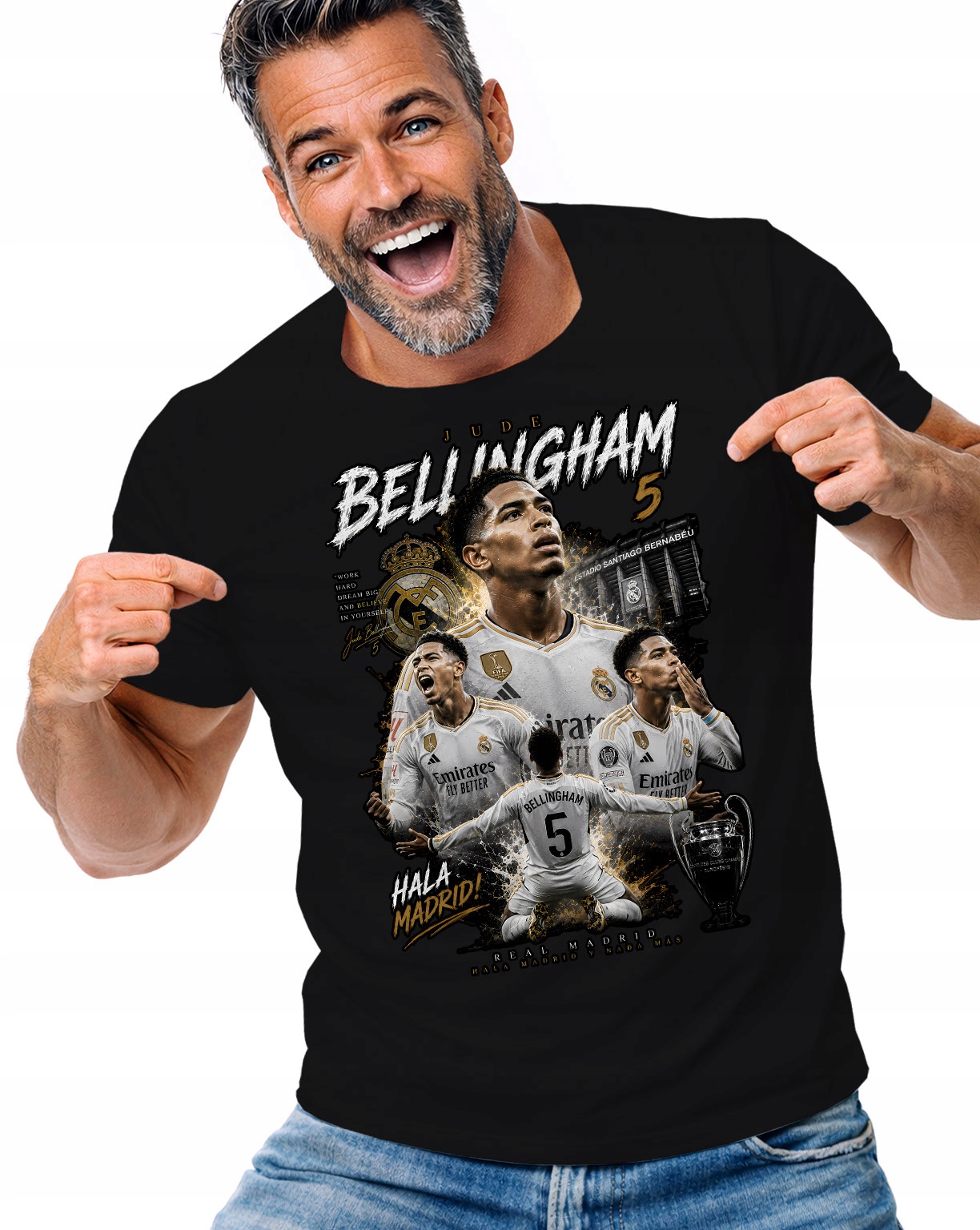 Tričko Tričko Pánské Jude Bellingham Fotbal Dárek Pro Fanouška XL