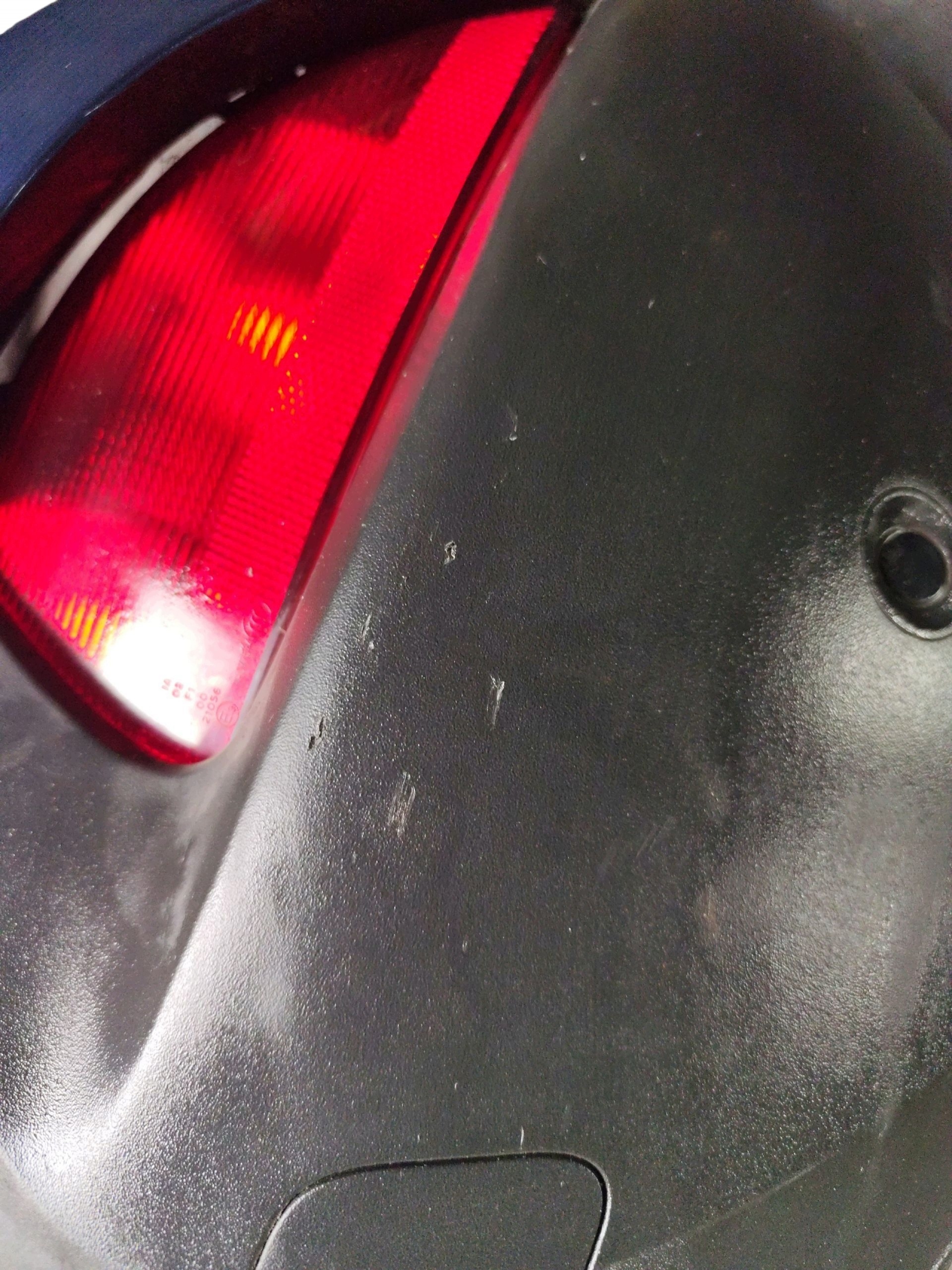 bumper rear part rear RENAULT KADJAR (2015-2018) PDC KOD LAKIERU TERPR