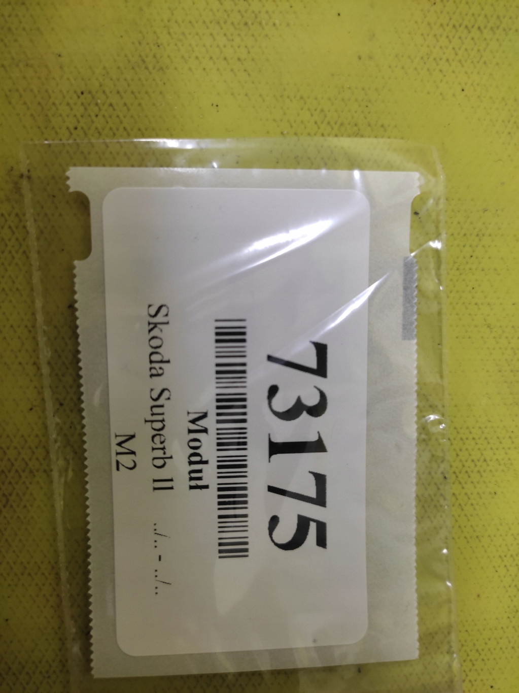 SKODA SUPERB II module door right rear part 8X0959795D