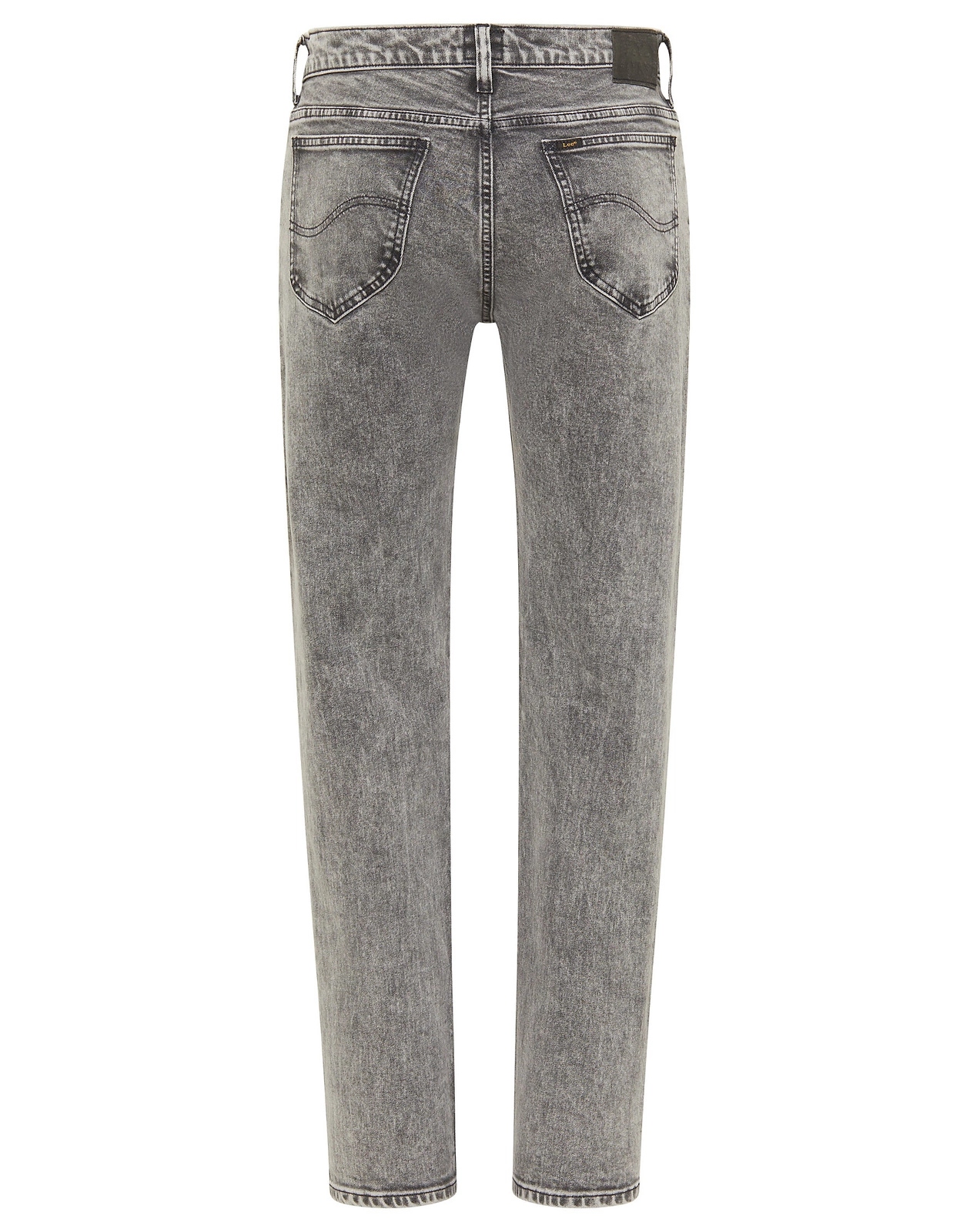 Męskie spodnie jeansowe zwężane Lee Rider Grey Storm L701ADB80 33/34