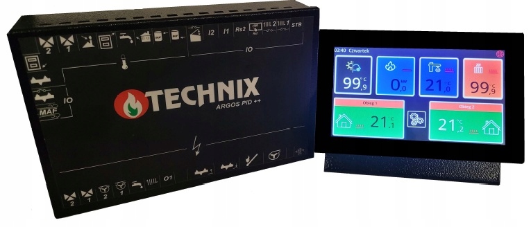 Sterownik ArgosPidMax7 WiFi Technix do palnika SV200 i SV300 pellet