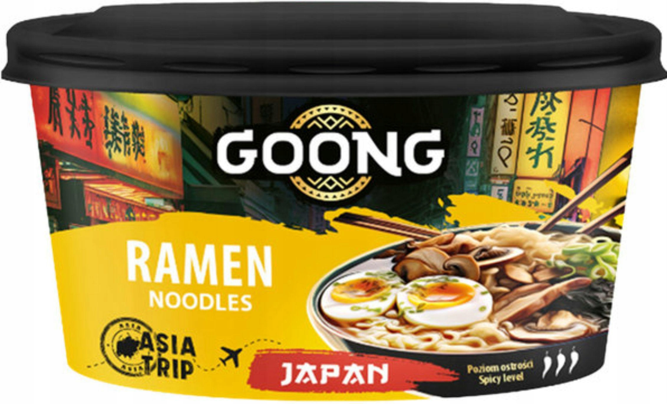 12 Sztuk Goong Ramen Japan Miseczka 90G