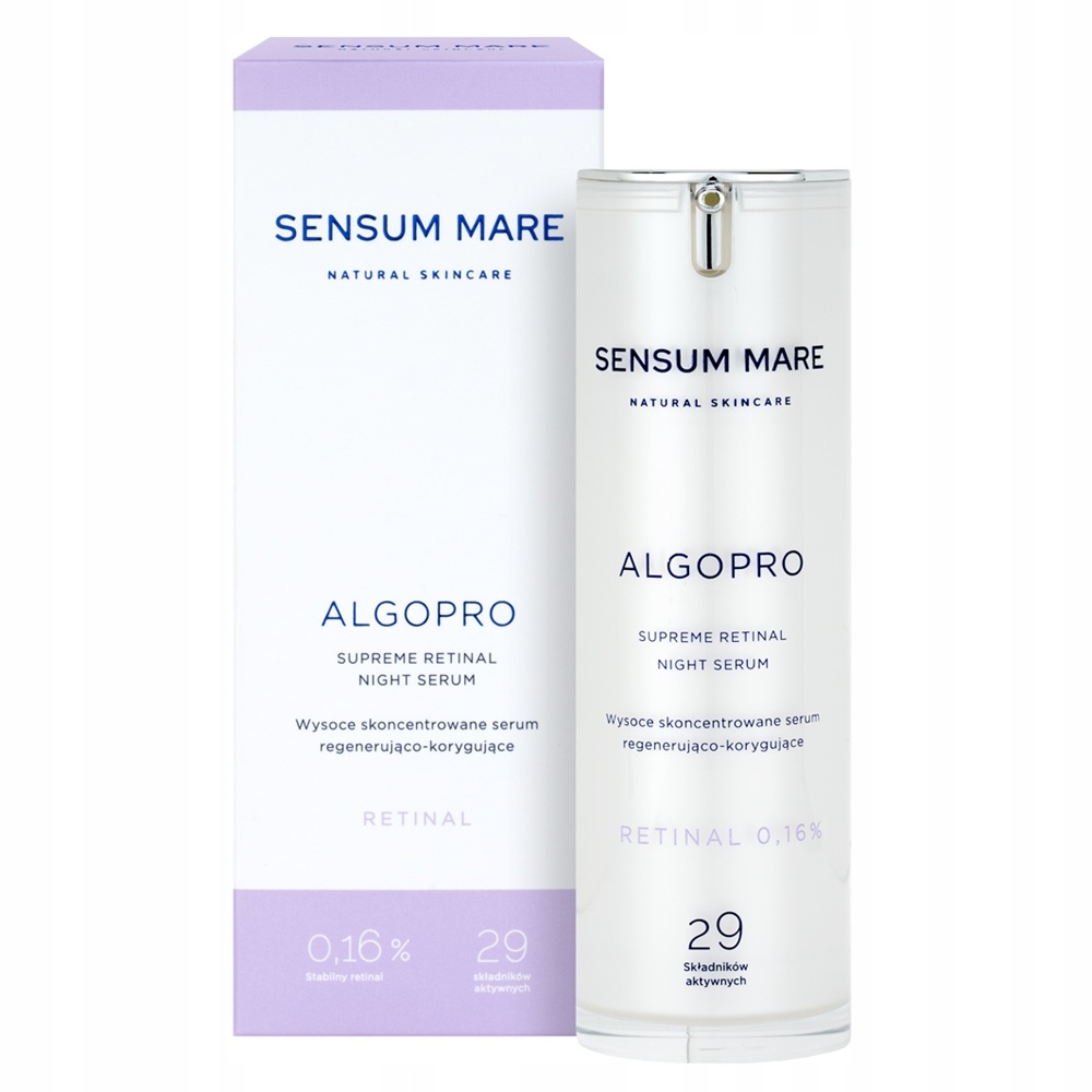 Pleťové sérum s retinalem 0,16% Sensum Mare Algopro 30 ml