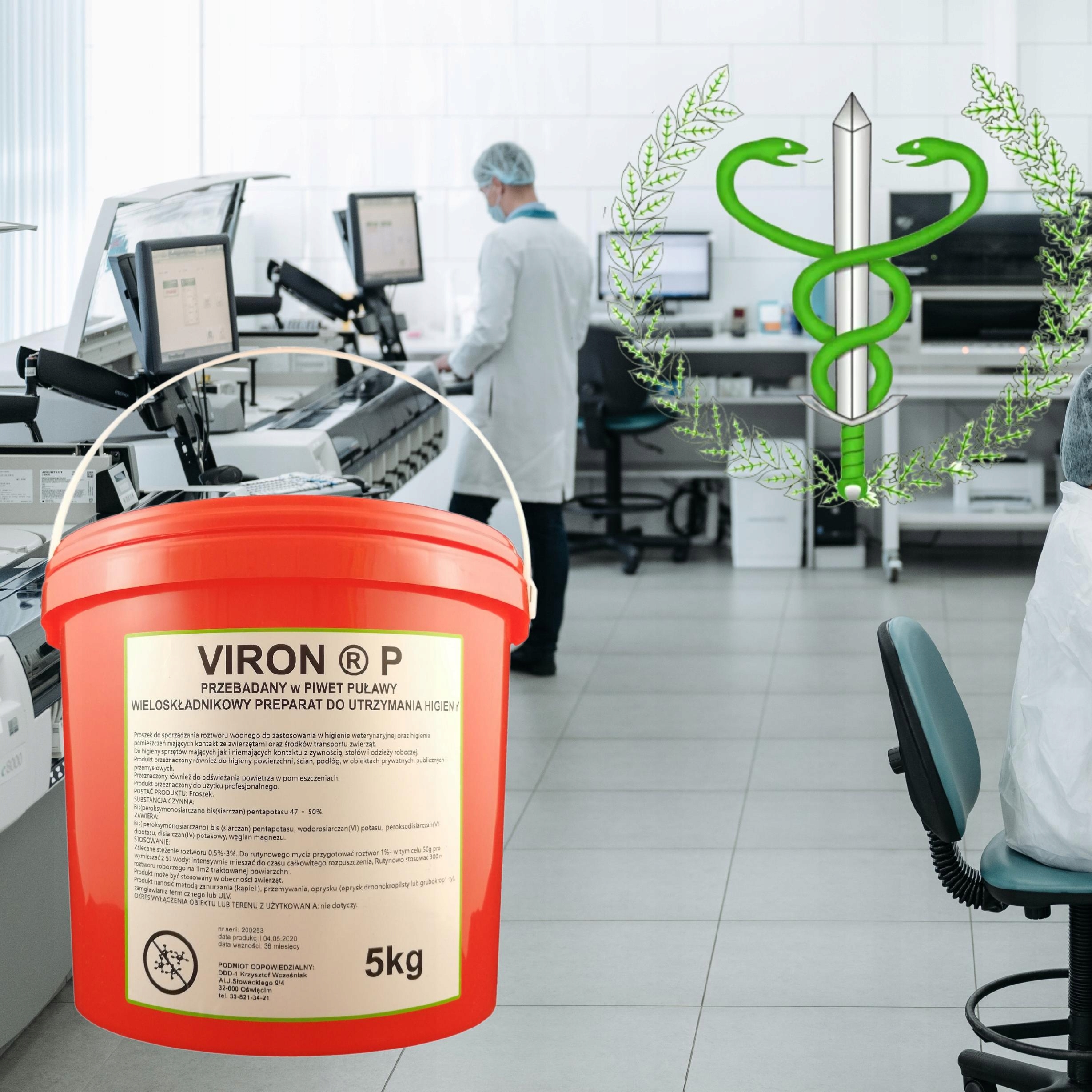 Přípravek Na Dezinfekci Protiplísňový Viro Bakteriální 5 Kg Bez Oplachování
