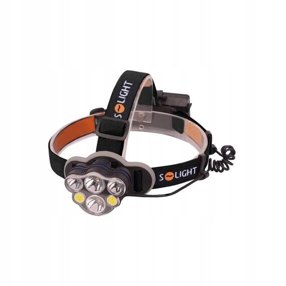 Latarka czołowa Solight Led do ładowania 550, 550lm, Li-ion Usb b40