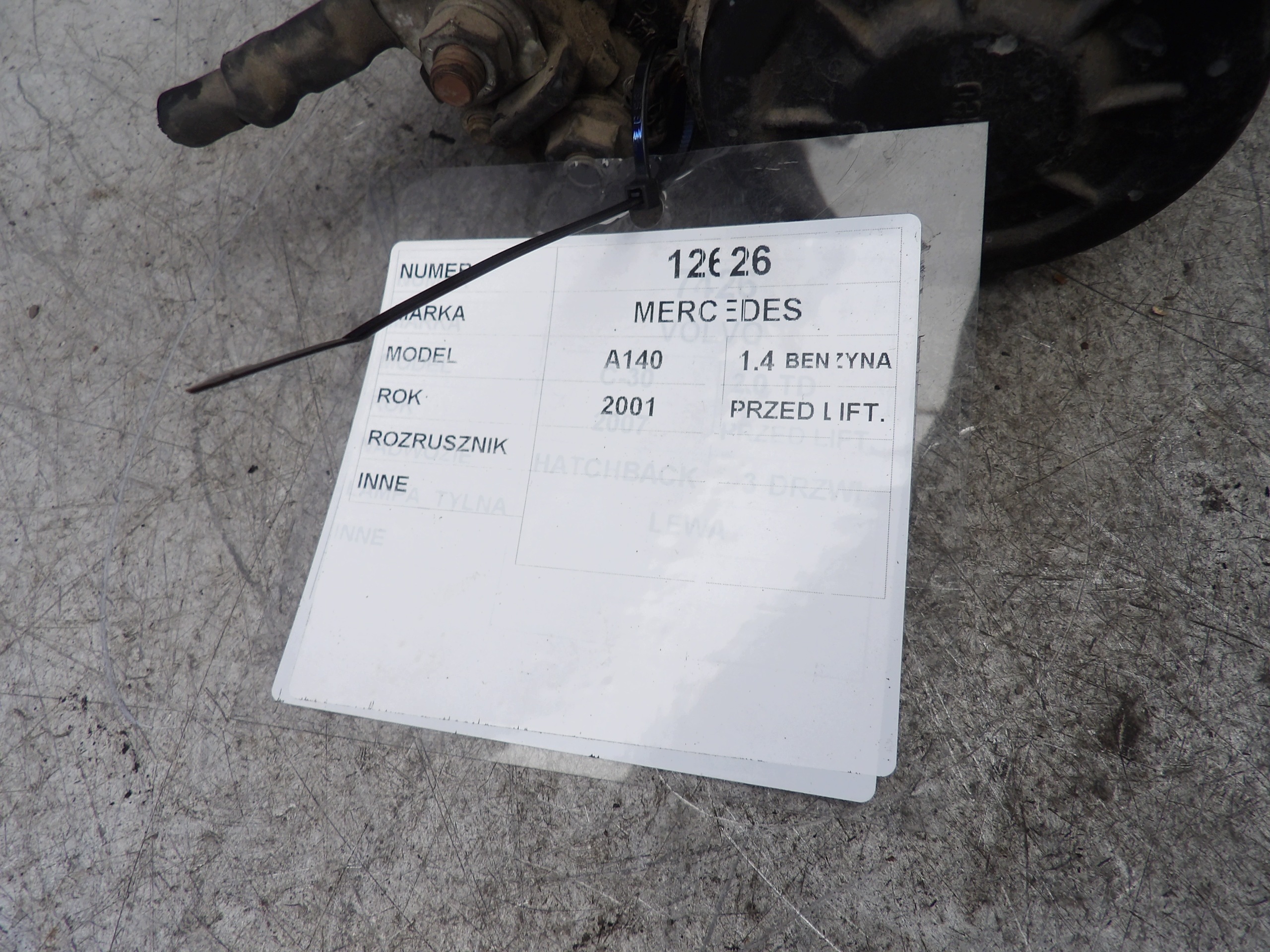 Mercedes A 140 1,4 starter