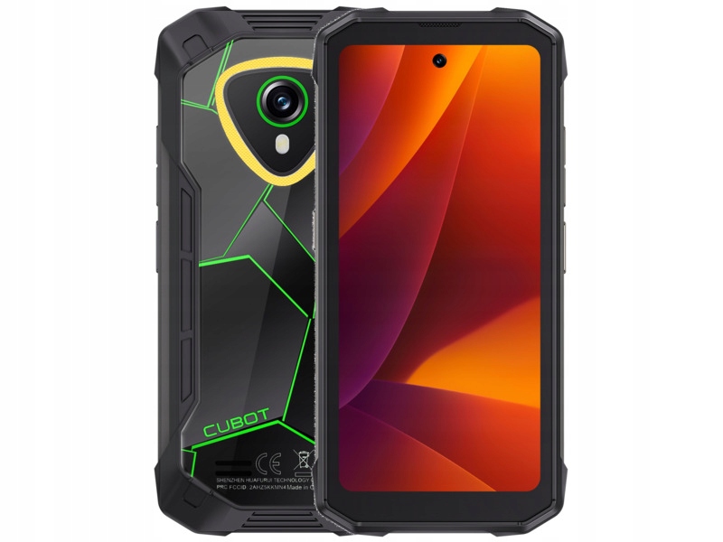 Smartfon Cubot King Kong Mini 4 6/128GB 4.7" 90Hz Zielony