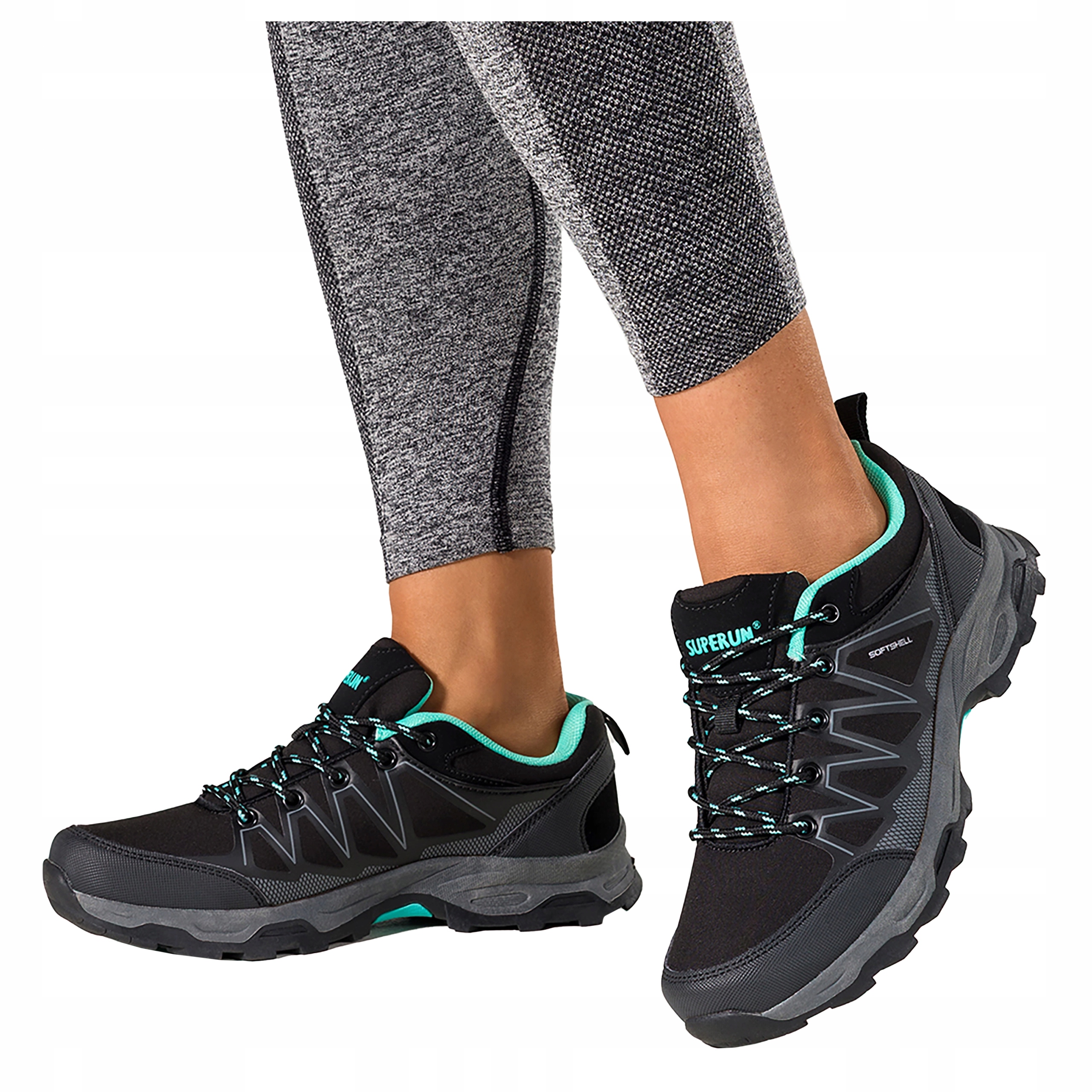 Sportovní Trekingové boty Dámské Lehké Pohodlné Prodyšný Softshell vel. 37