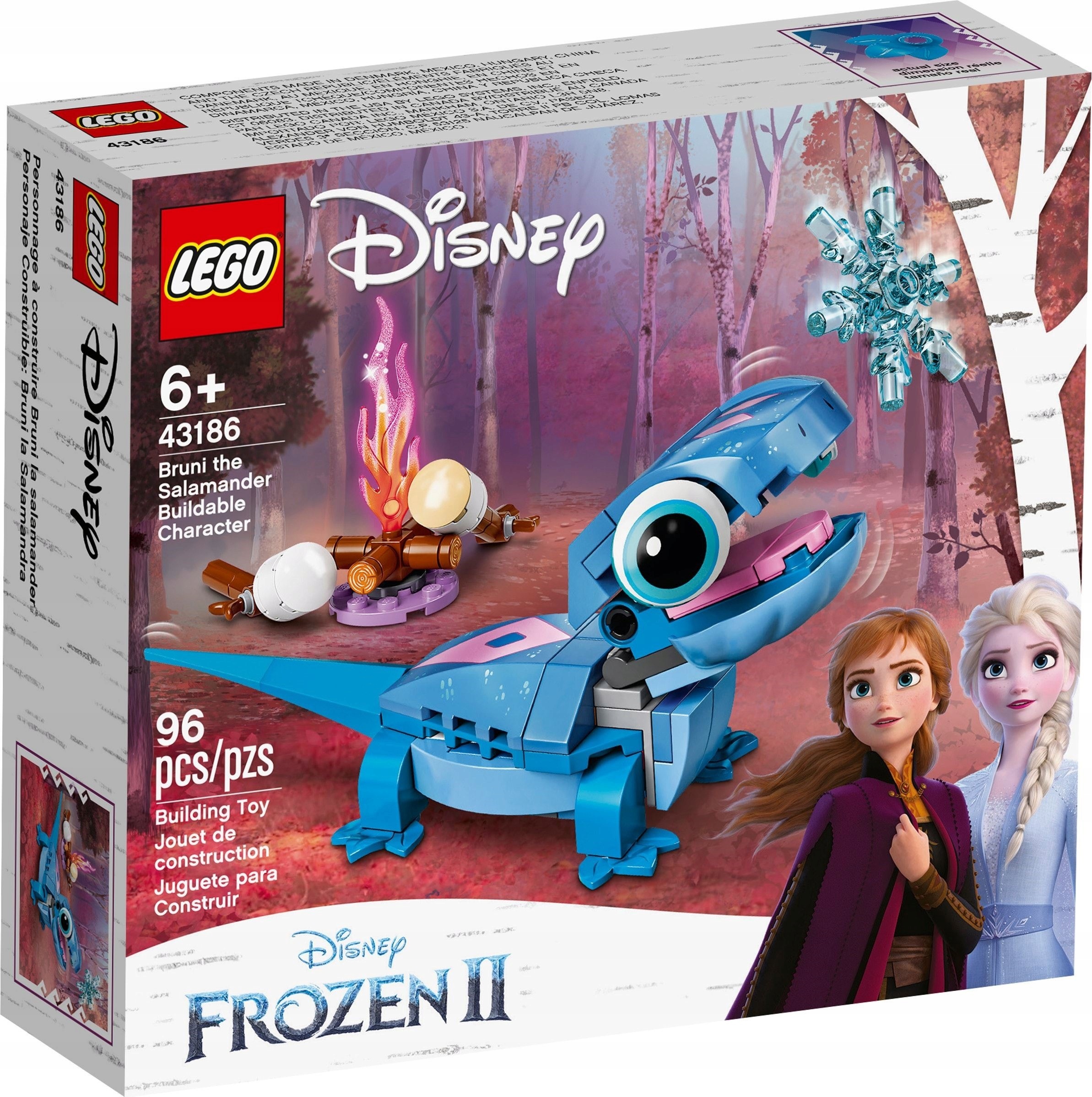 Lego Disney 43186 Salamandra Bruni k sestavení Nové