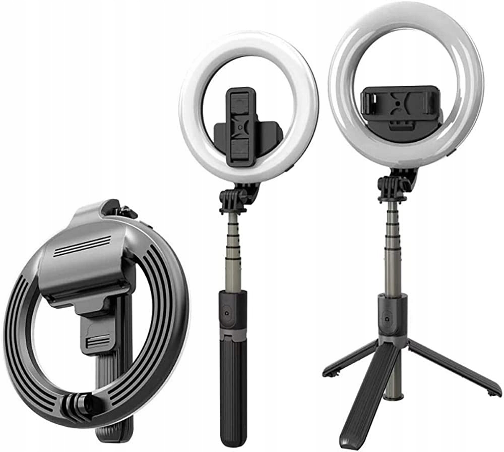 LAMPA DO TELEFONU RING UCHWYT STATYW PIERŚCIENIOWA LED SELFIE PILOT Model L07