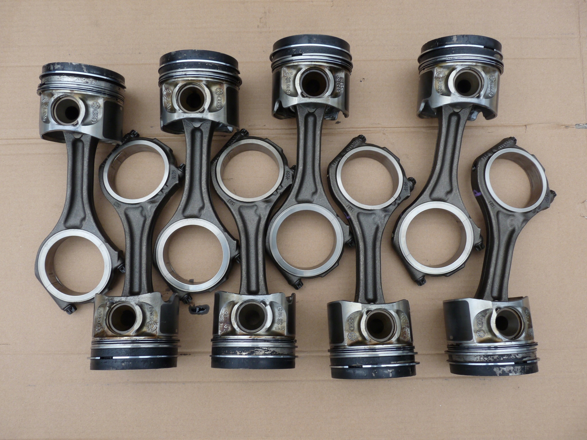 AUDI A8 D3 Q7 4.2 TDI TŁOK + KORBOWÓD 057D 065CA