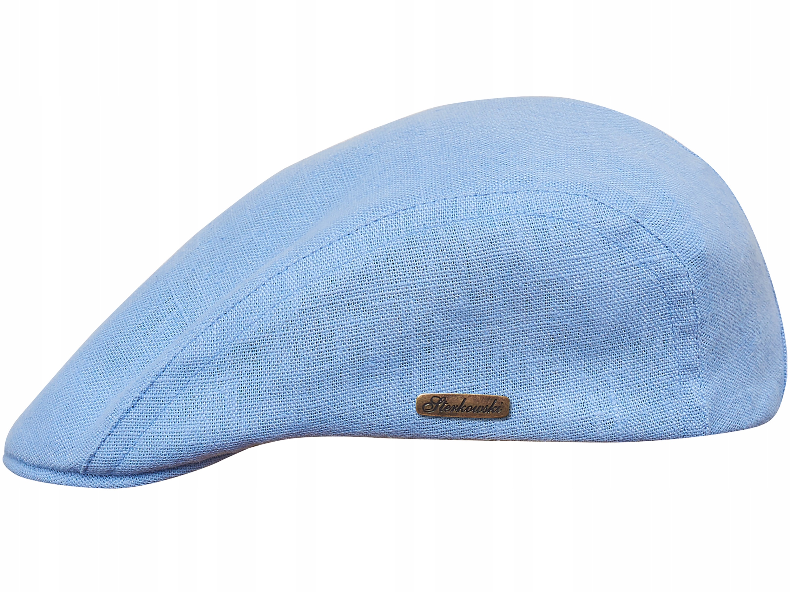 

Czapka Kaszkiet Na Lato Jasnoniebieska Z Lnu 62 CM