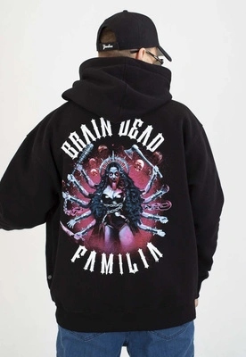 Mikina Brain Dead Familia Kali černá