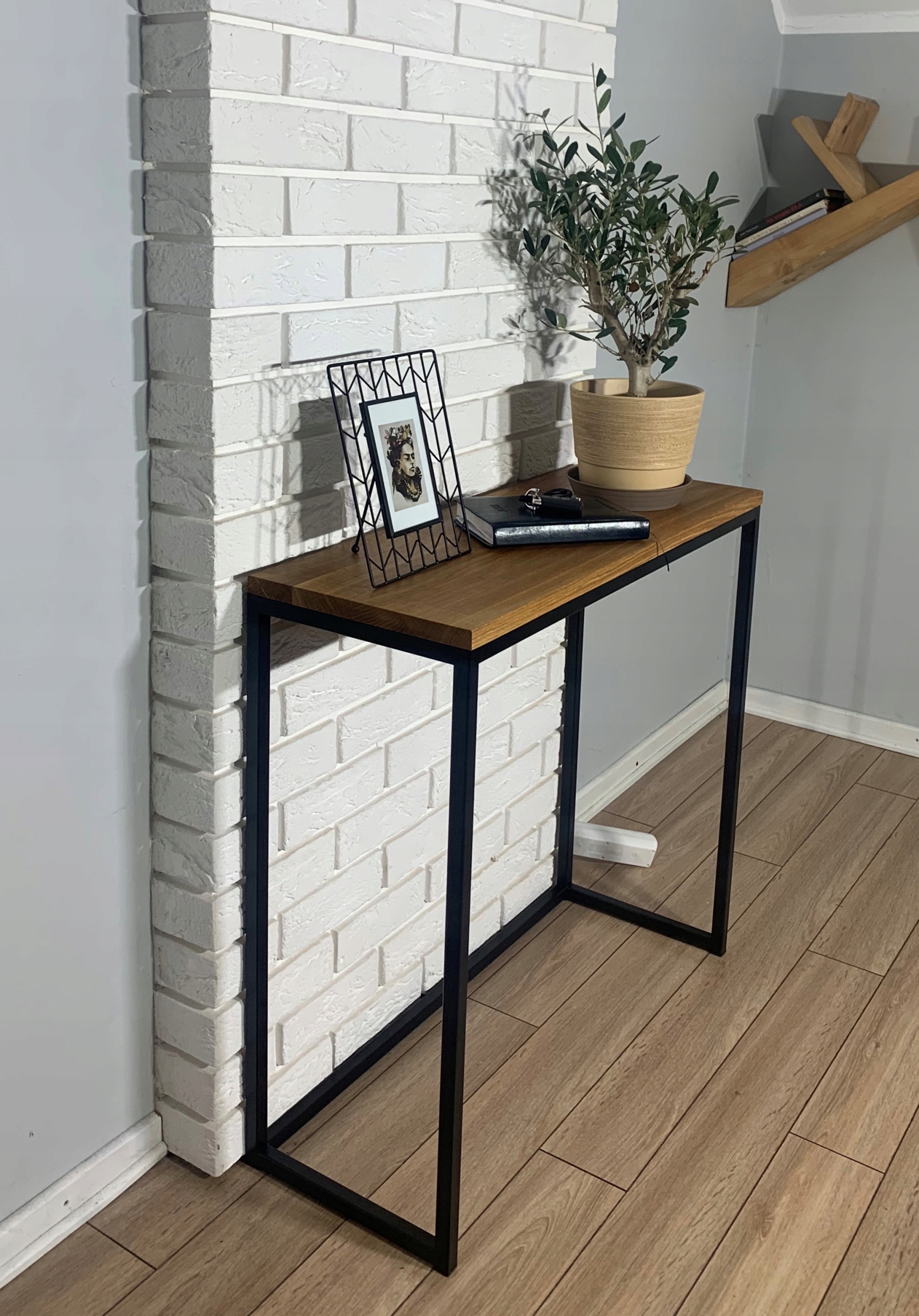 KONSOLA LOFT INDUSTRLIALNA DĄB NATURALNY toaletka Liczba poziomów 1