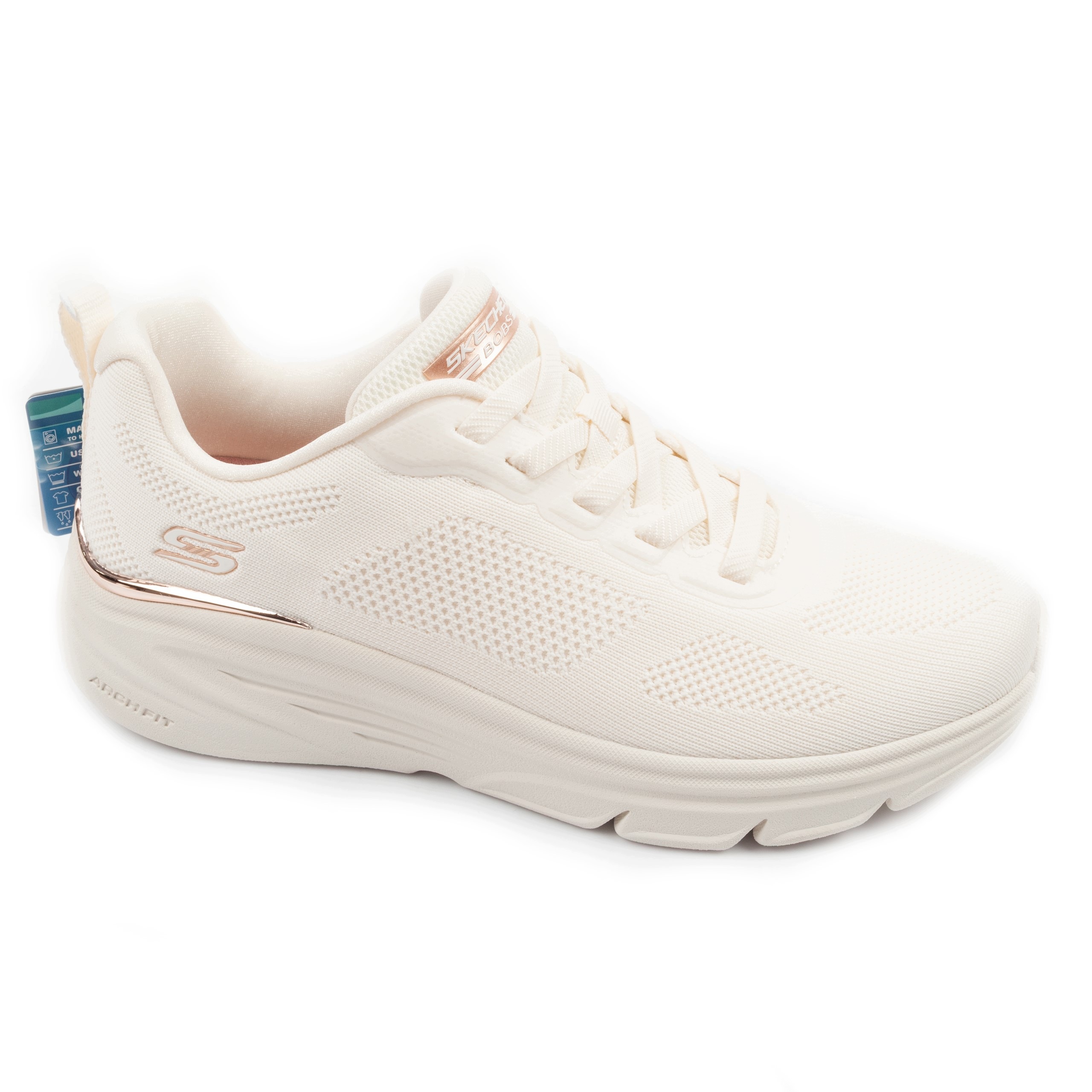 Dámské sportovní tenisky Skechers Bobs Arch Fit Elev8 vel. 38 ecru