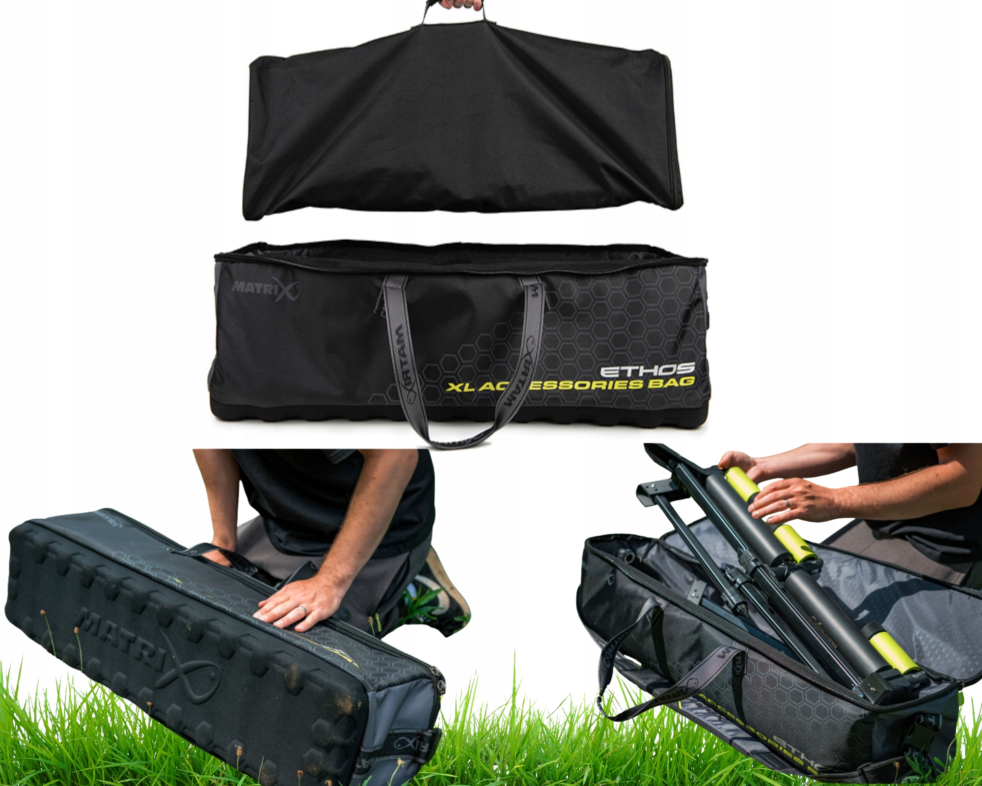 Wytrzymała Duża Torba Ethos Xl Accessories Bag Matrix 94x24x25cm