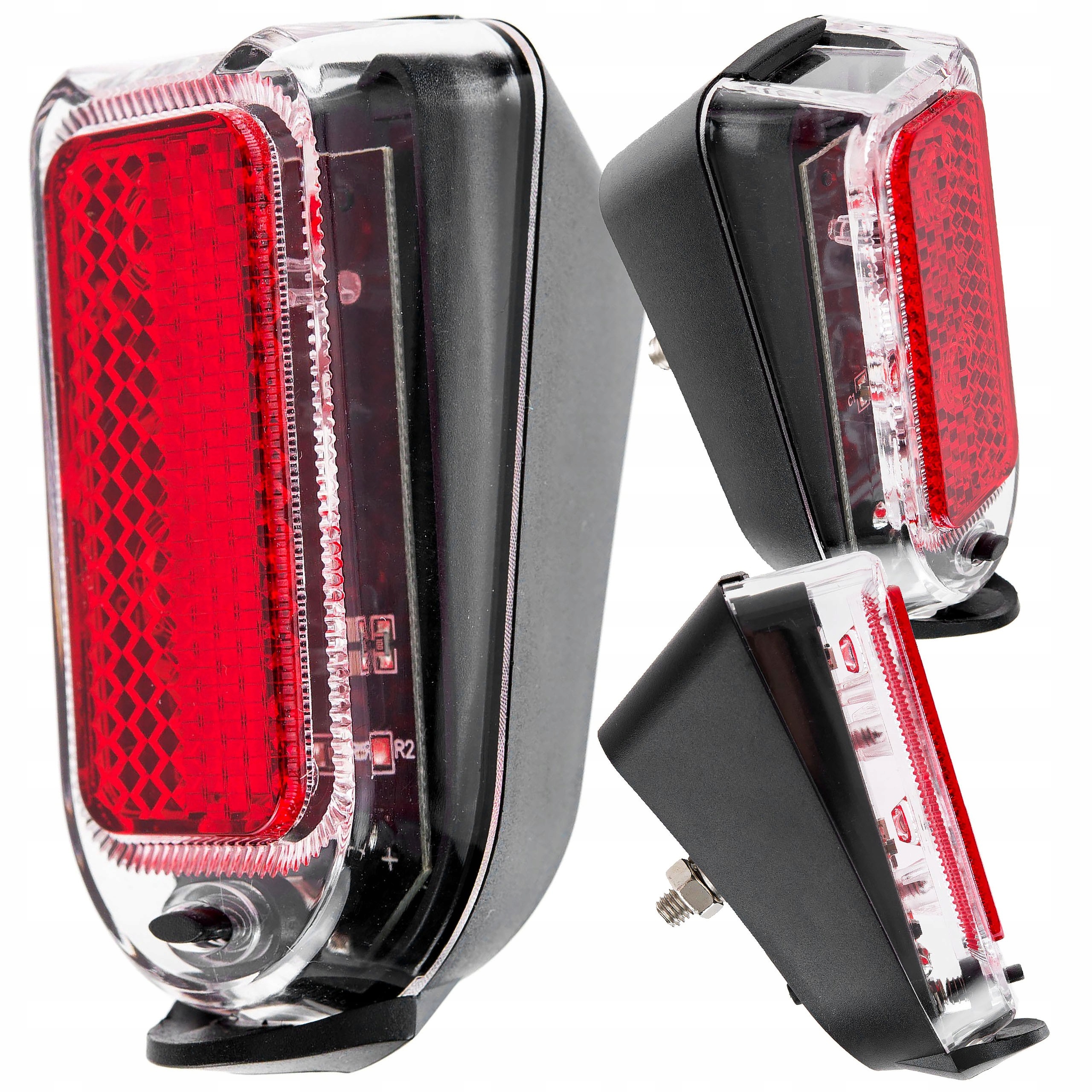 

Lampa na błotnik X-light 2xAAA odblask baterie