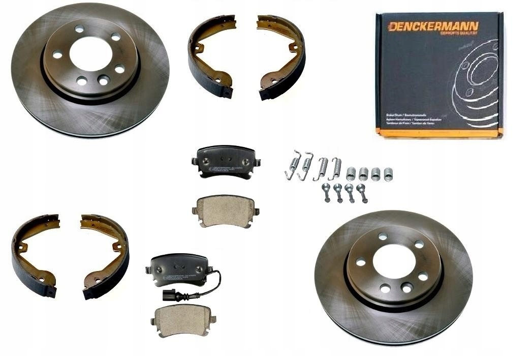 Kotouče Čelisti Pružinky Vw Transporter T5 Multivan Zadní Sada 294MM