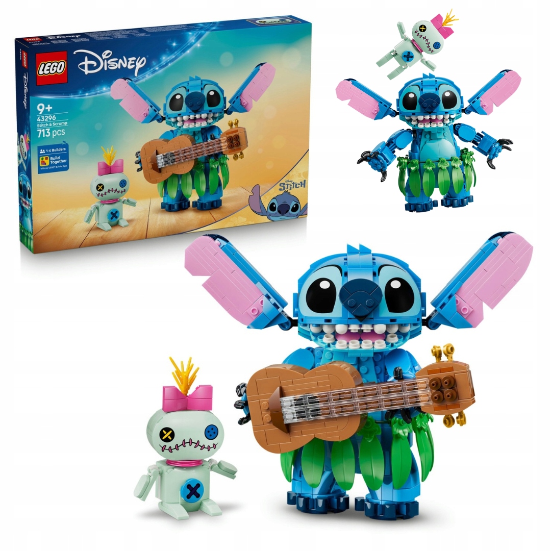 Lego Disney 43296 Stitch a Strupka Lilo a Stitch 713 dílků
