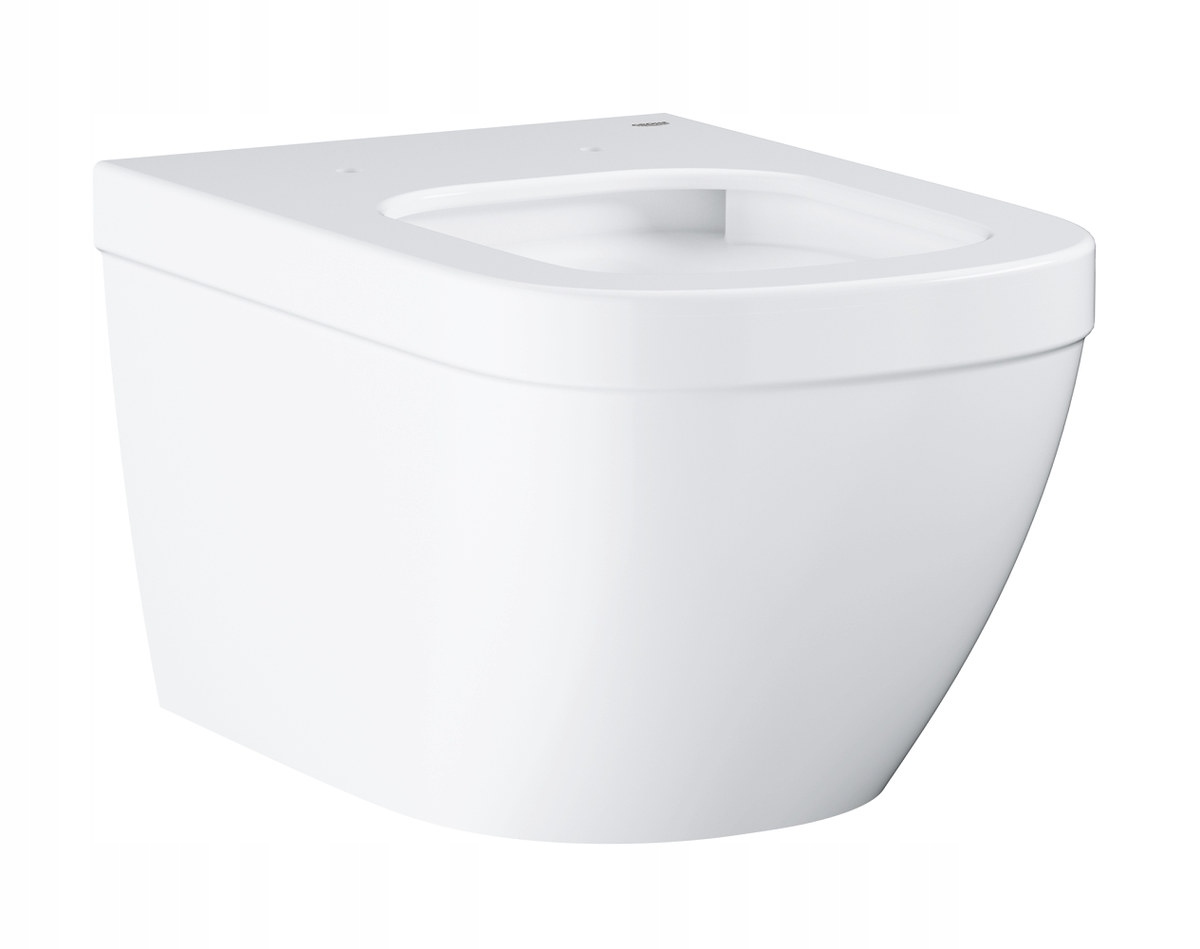 Euro Ceramics Miska Wc wisząca, biel alpejska, 540 x 374 mm