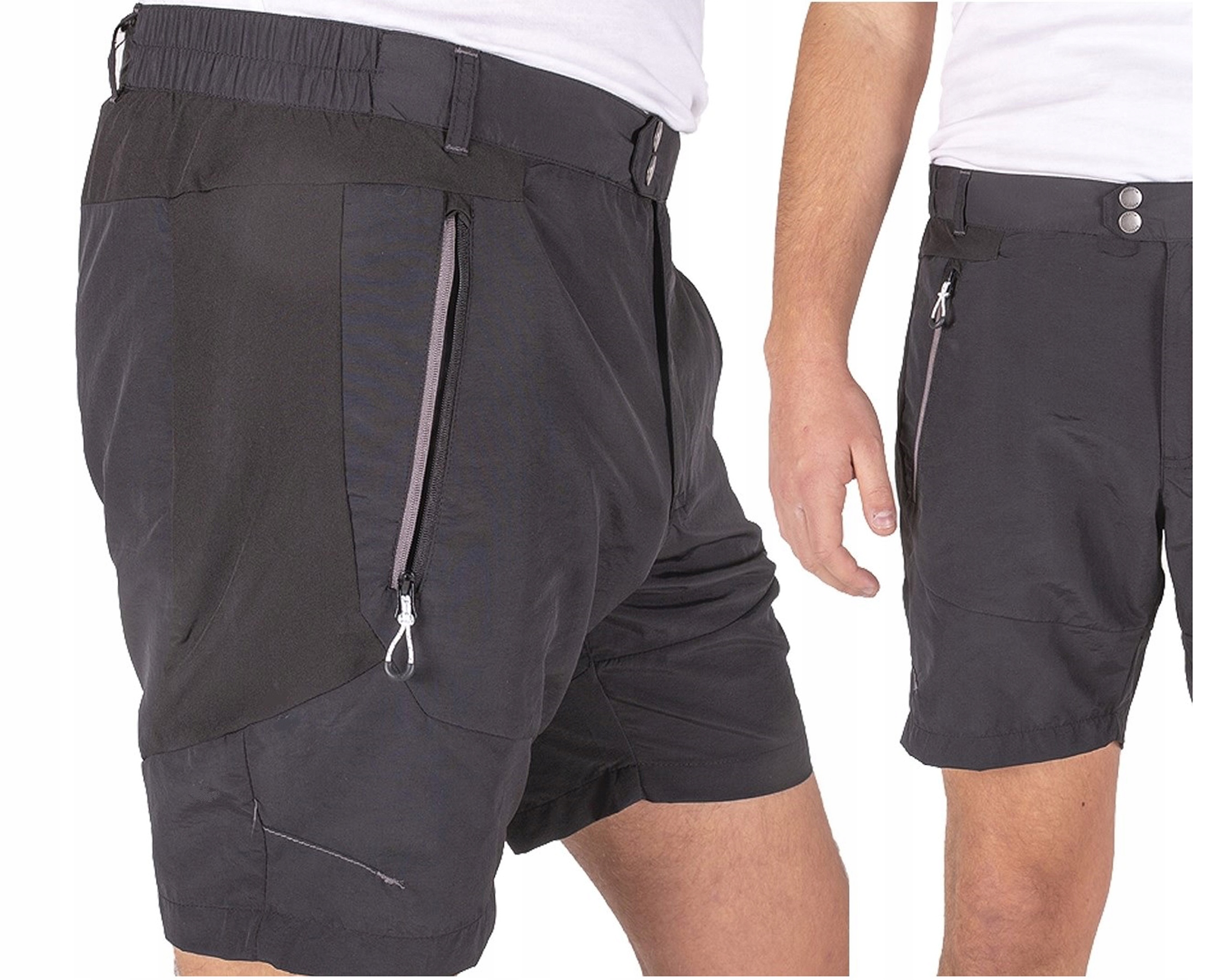 spodenki TURYSTYCZNE MĘSKIE z kieszeniami 3XL 56