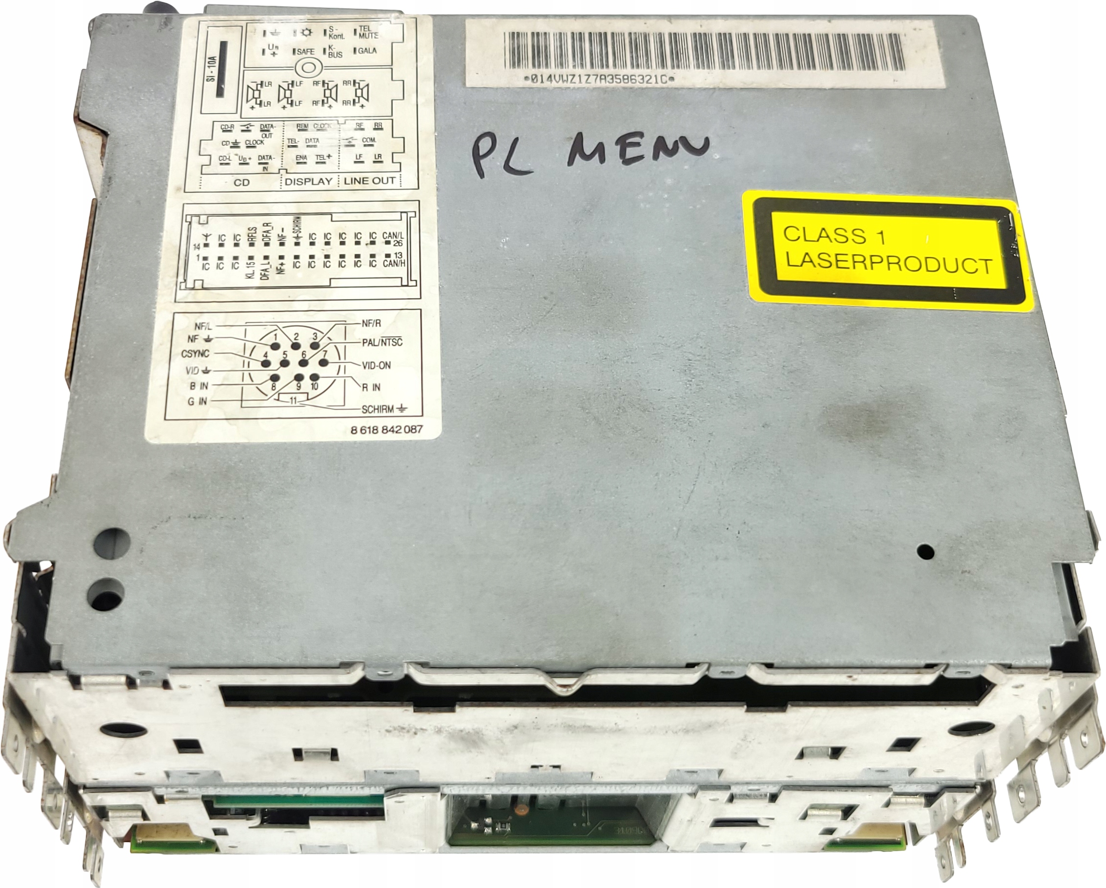 VW PASSAT B5 GOLF IV RADIO Navigation MFD 1 abdeckung GLOWNA 3B0035191D PL MENU