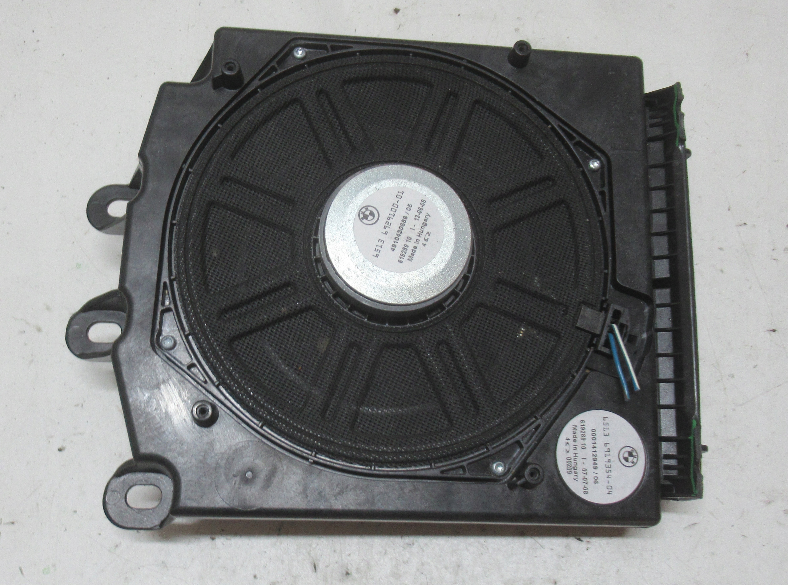 BMW E60 3.0 LCI 08R speaker SUBWOOFER right 6919354