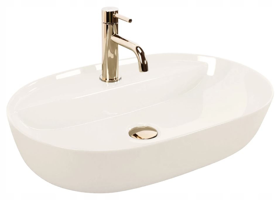 Umývadlová doska Shiny Aura 61 Ecru – elegancia a štýl