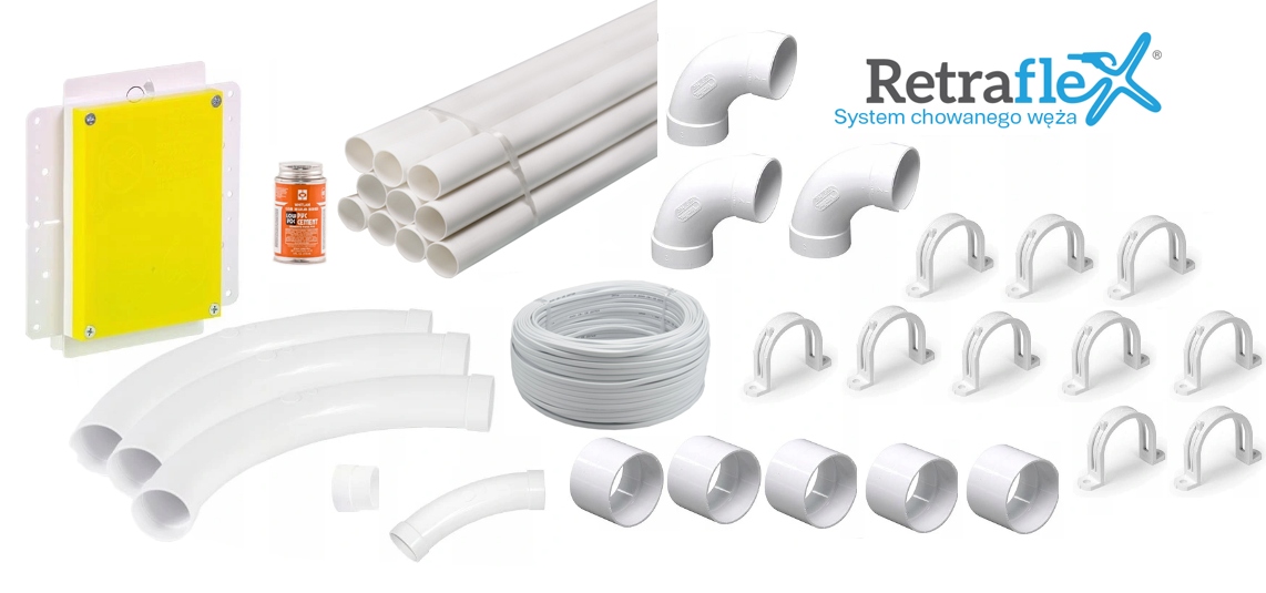 Inštalačná Sada pre 1 zásuvku Retraflex 2