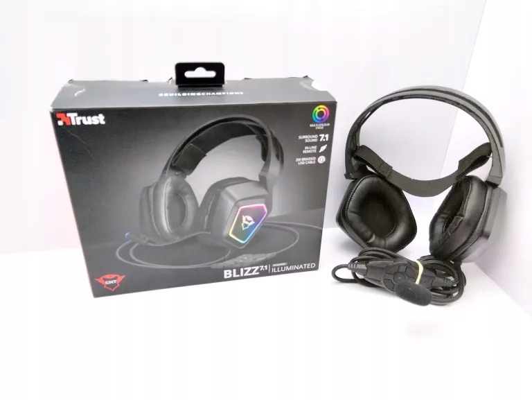 Gxt 450 Auriculares Trust Gxt Trust Gxt 450 Blizz Rgb Surround