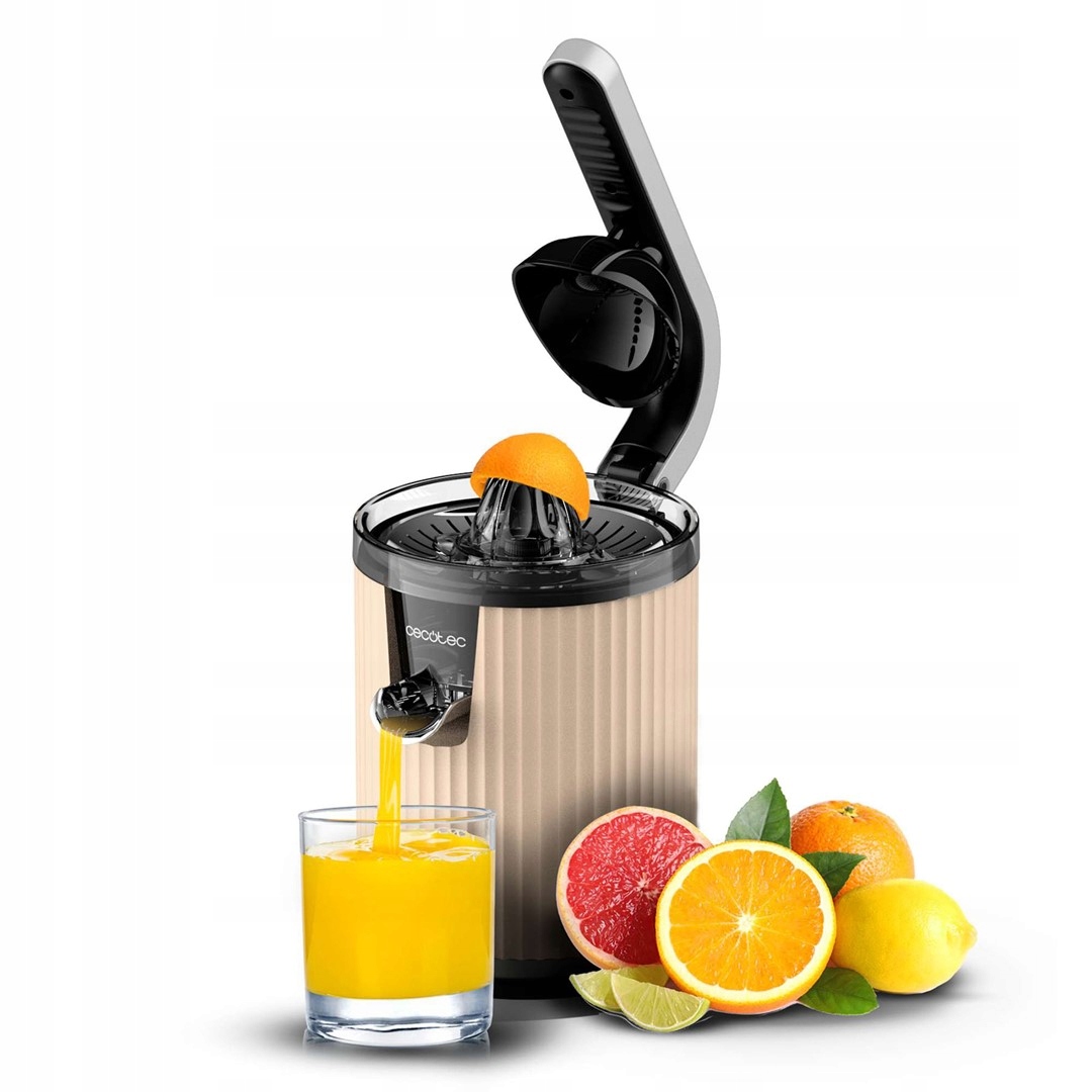 Elektryczna wyciskarka do cytrusów Cecotec Xqueeze RetroJuice 600 Beige