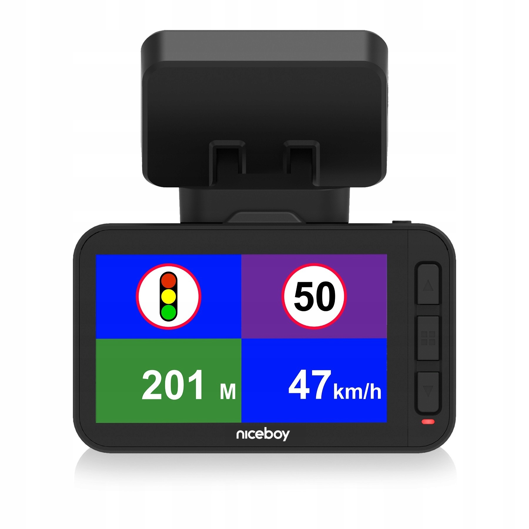 Kamera Samochodowa Pilot XR Radar Niceboy Czarny WiFi moduł GPS G-sensor Marka Niceboy