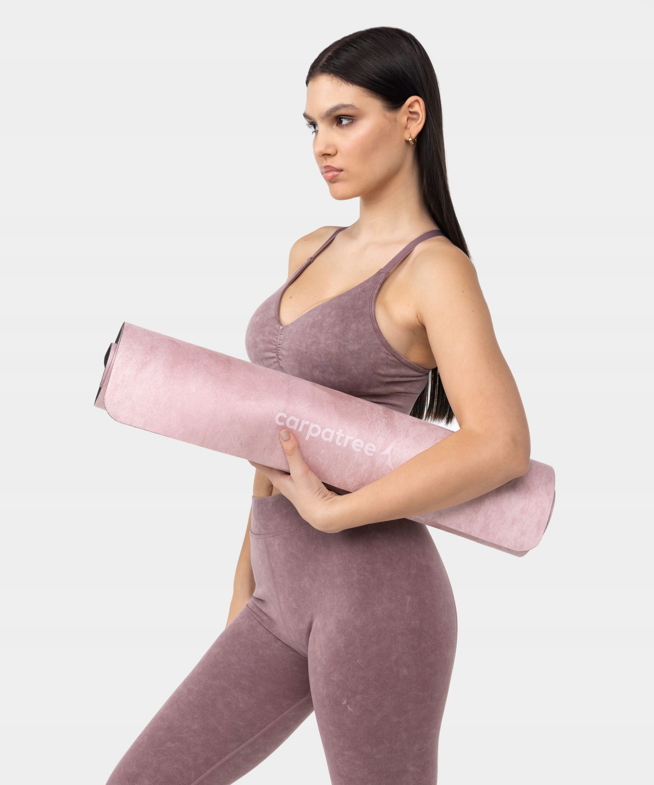 LEGGINSY GETRY BEZSZWOWE GRUBSZY MATERIAŁ BRUDNY RÓŻ - L Rozmiar L