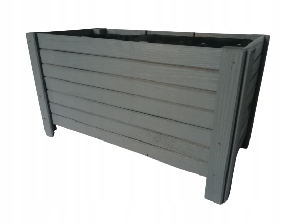 DONICA DREWNIANA OGRODOWA DONICZKA DREWNIANA DUŻA NA KWIATY SKRZYNKA DREWNO