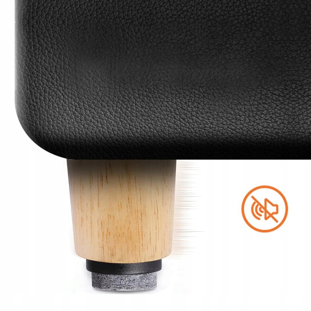 PODKŁADKI MEBLE KRZESŁA POD OCHRONNE NOGI FILCOWE WBIJANE Z GWOŹDZIEM SZARE Materiał filc