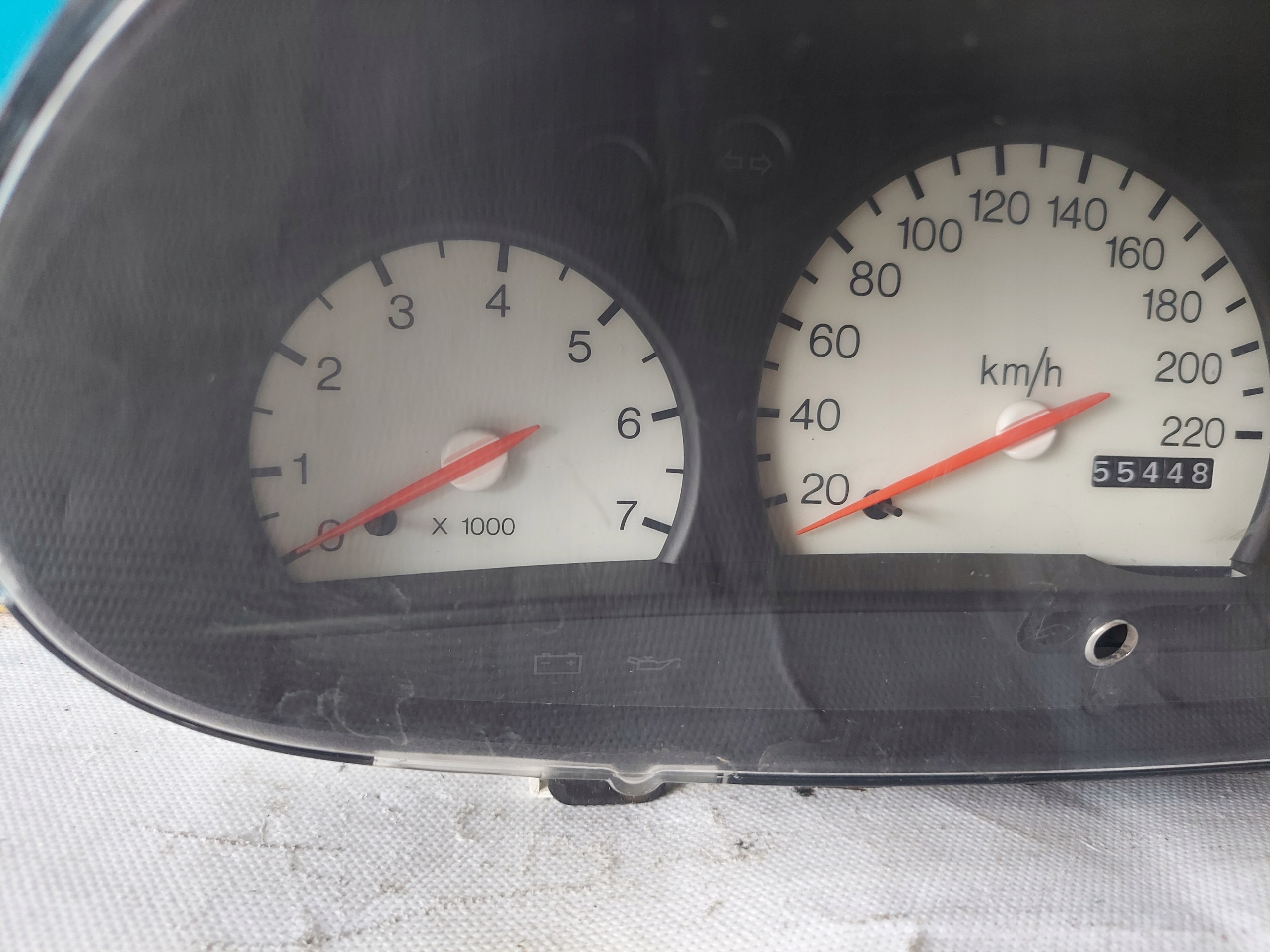 dials clock FIESTA MK V 1.25 B 96FBED