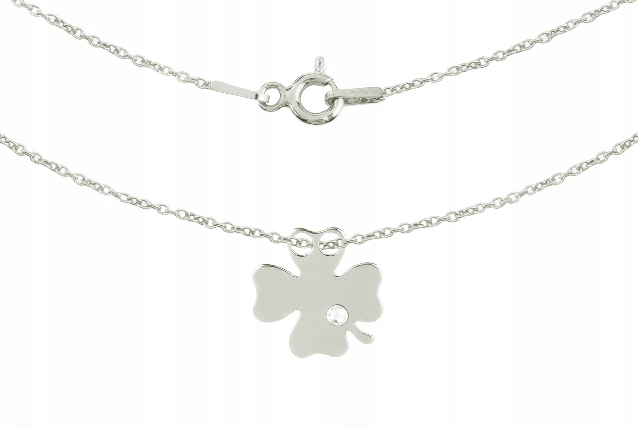 

Naszyjnik Celebrytka koniczynka Swarovski Nowość