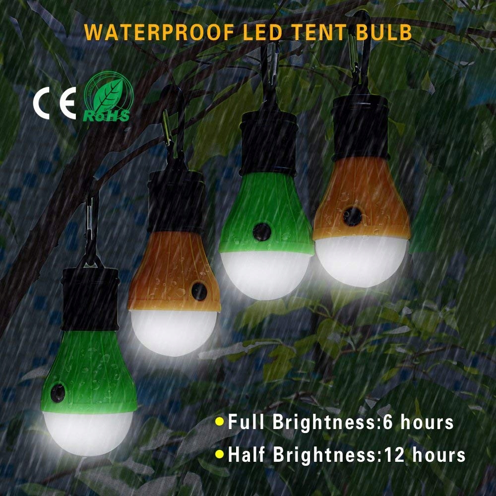 Winzwon Lampa LED Kempingowa Garaż Żarówka 3-PACK — miniatura 7
